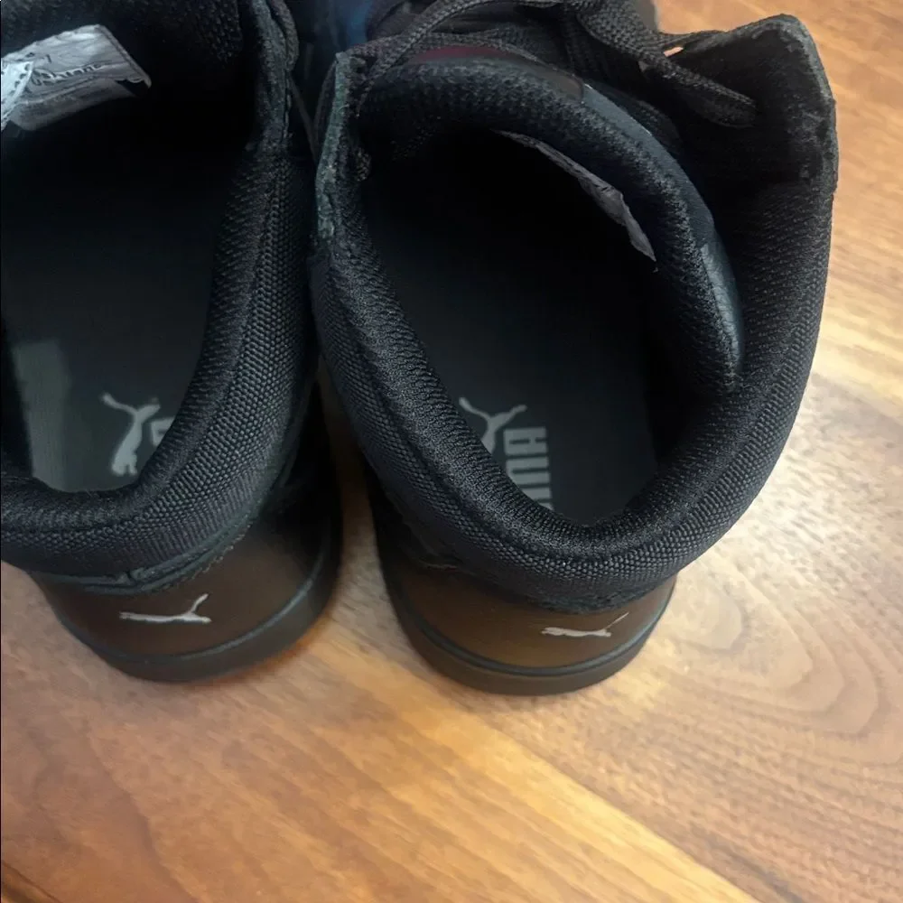 Puma Black Front Court Mid Safety Comp Toe Slip Resistant Size 10